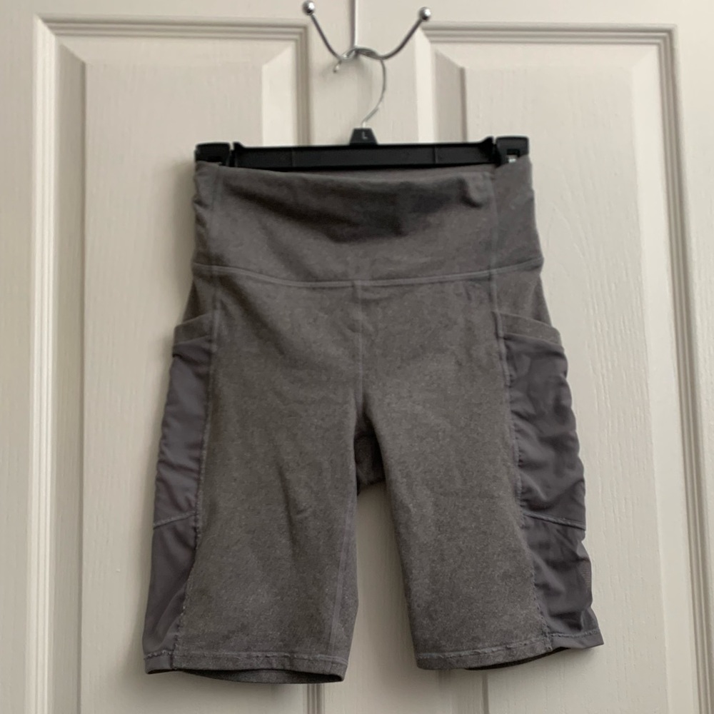 Fabletics Gray Biker shorts